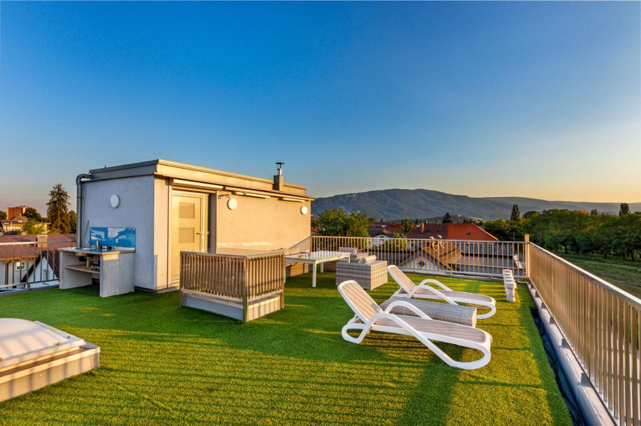 Contemporary Apartment With Rooftop Terrace In Марибор Экстерьер фото